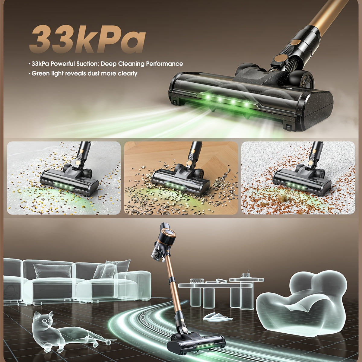 Aspirateur sans fil, P2 pour sols durs et tapis – vue détaillée 2
