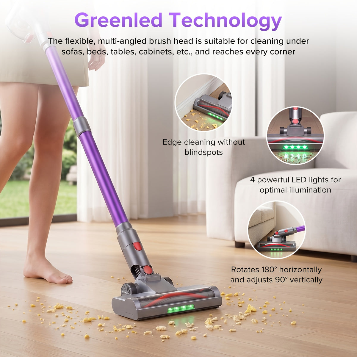 Aspirateur sans fil, P7 pour tapis et sols durs – vue détaillée 6