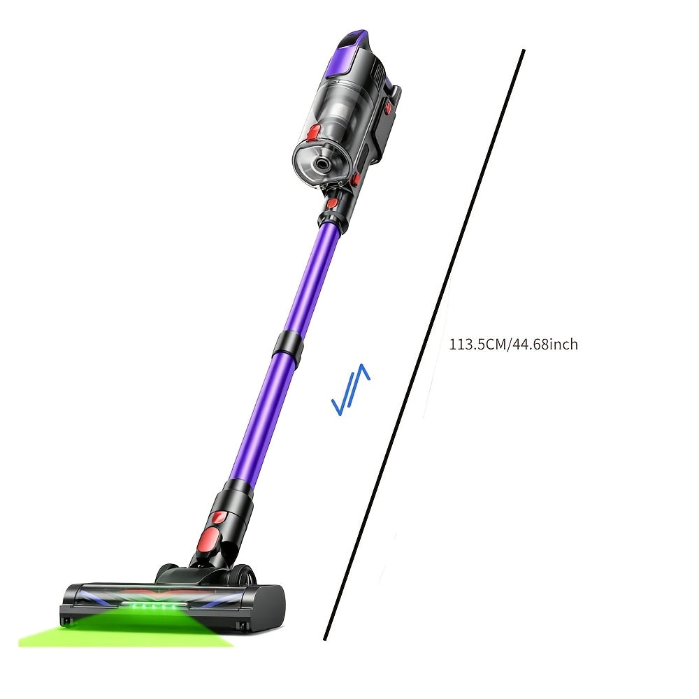 Aspirateur sans fil, rechargeable pour tapis et poils d’animaux – vue principale