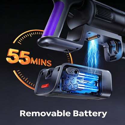 Aspirateur sans fil, rechargeable pour tapis et poils d’animaux – vue détaillée 7