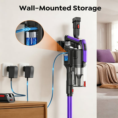 Aspirateur sans fil, rechargeable pour tapis et poils d’animaux – vue détaillée 9