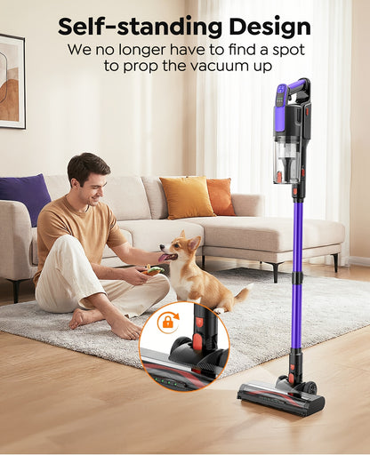 Aspirateur sans fil, rechargeable pour tapis et poils d’animaux – vue détaillée 11