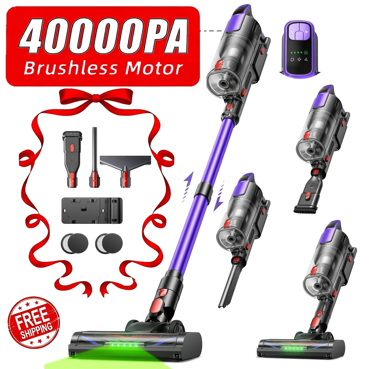 Aspirateur sans fil, rechargeable pour tapis et poils d’animaux – vue détaillée 23