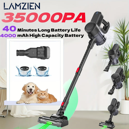 Aspirateur sans fil, réglable pour sols durs et tapis – vue principale