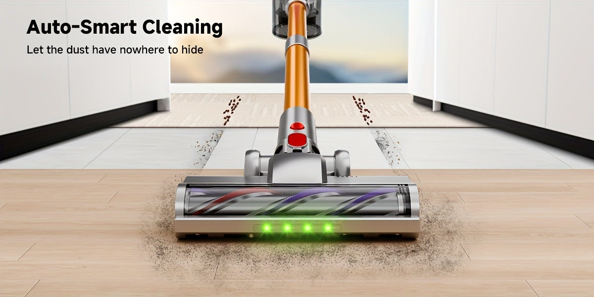 Aspirateur sans fil, Rouge pour sols durs et tapis – vue détaillée 18