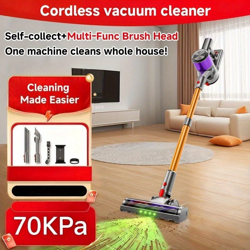 Aspirateur sans fil, Rouge pour sols durs et tapis – vue détaillée 21