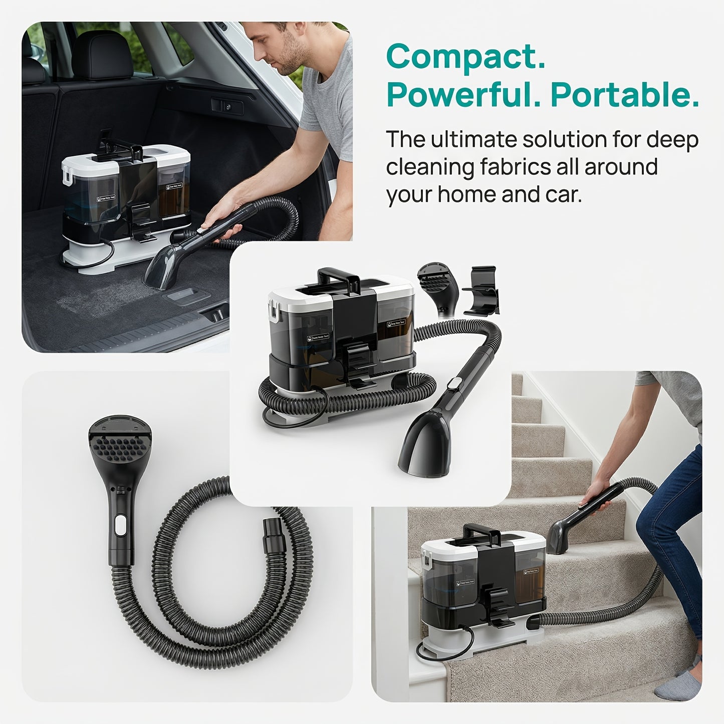 Aspirateur sans fil, V2-noir pour sols durs et tapis – vue détaillée 11