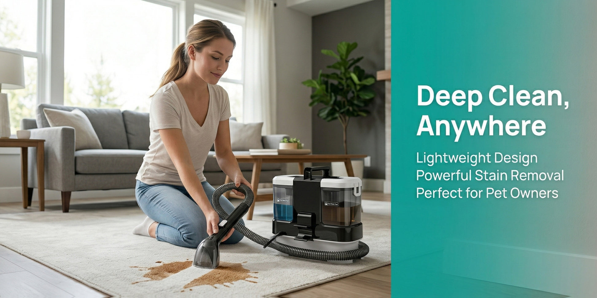 Aspirateur sans fil, V2-noir pour sols durs et tapis – vue détaillée 15