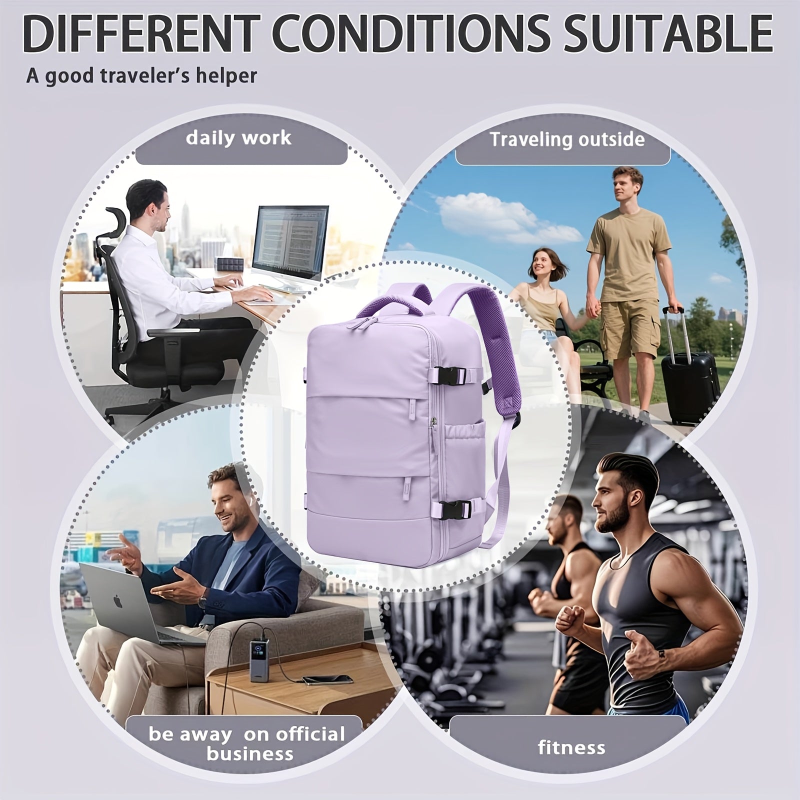 Aspirateur sans fil, Violet orchidée clair pour sols durs et tapis – vue détaillée 13