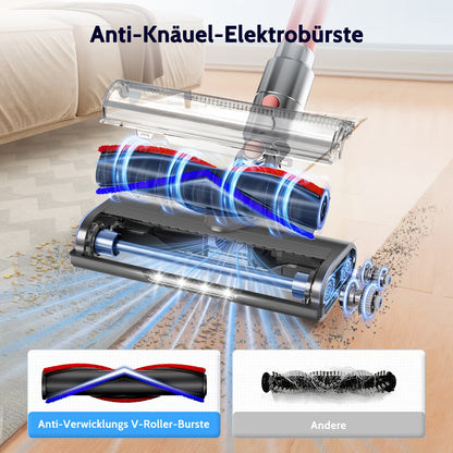 Aspirateur sans fil, Violet pour sols durs – vue détaillée 6