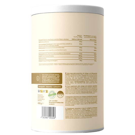 AURAVIA® Poudre de Collagène, 450 G pour maison et quotidien – vue principale
