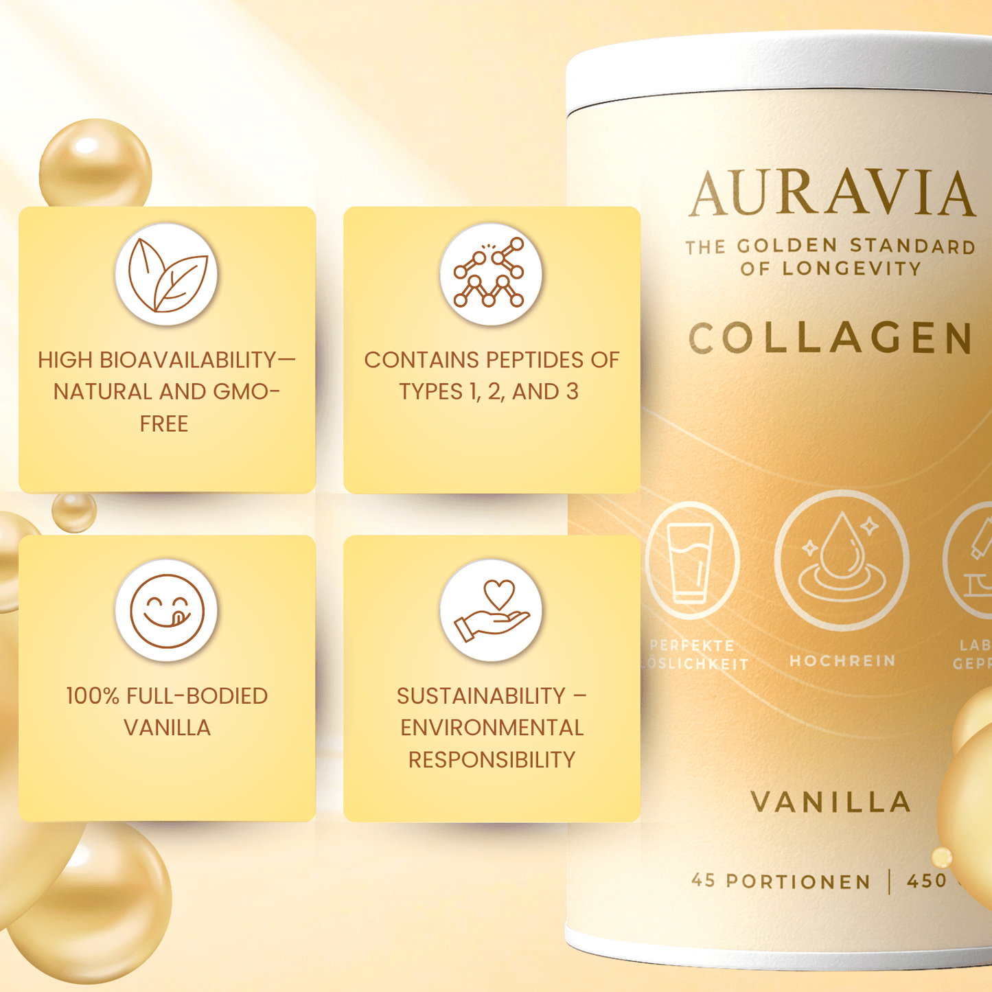 AURAVIA® Poudre de Collagène, 450 G pour maison et quotidien – vue détaillée 16
