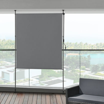 Store Extérieur Cimarra pour Balcon avec Manivelle, Cadre en Acier Résistant aux Intempéries, Disponible en Diverses Couleurs et Tailles