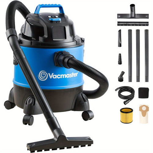 Aspirateur Balais-Balais 23L pour Surfaces Humides et Sèches avec Fonction Souffleur, Moteur Puissant 1250W, Aspiration Puissante 200AW, Grand Sac à Poussière et Filtre en Mousse, Réservoir en Polymère Durable, Conception Compacte et Portable pour Maison,