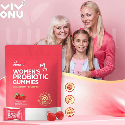 VIVONU Probiotic Fudge, canneberge Probiotic Fudge, 60 granules, 2 gélules par jour