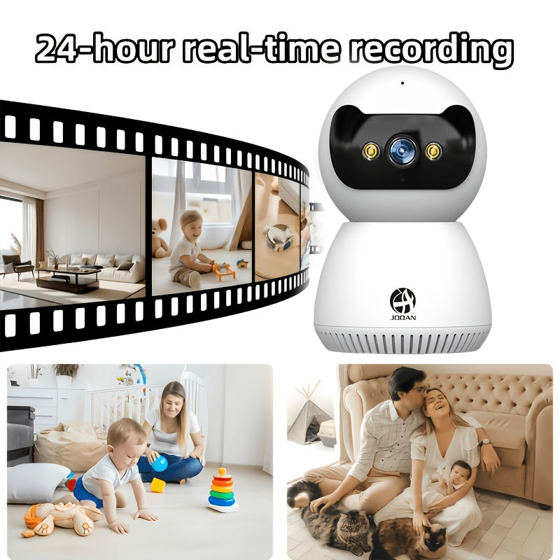 Moniteur Wifi 5G Full HD 1080P, avec fonction de suivi et de prise de vue, vision nocturne couleur, communication bidirectionnelle, contrôlable à distance via application mobile, idéal pour accompagner la famille et les animaux de compagnie, recommandé co
