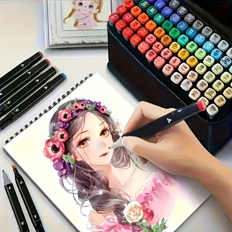 Les marqueurs à double pointe de 178 couleurs sont arrivés ! Avec une conception à double tête et une variété de couleurs, ils lancent une nouvelle aventure dans la création artistique. Idéal pour un usage artistique professionnel ou comme cadeau.