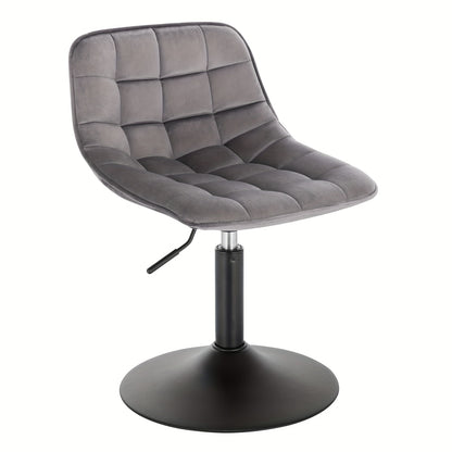 Tabouret de Bar, Tabouret Pivotant, Chaise de Bureau à Domicile, Tabouret Réglable en Hauteur, Siège en Velours