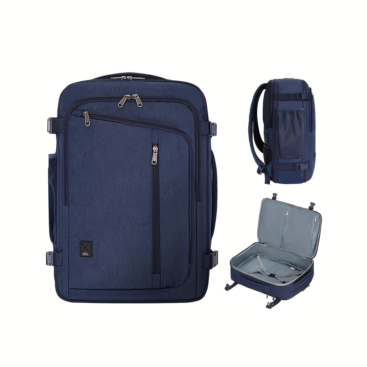 Sac à dos cabine extensible approuvé par l'aviation 45X36X20 pouces, bagage à main sous le siège avec poche humide et housse pour ordinateur portable dédiée de 43,18 cm, sac de voyage adapté aux normes TSA pour les voyages d'affaires (Essentiel unisexe 20