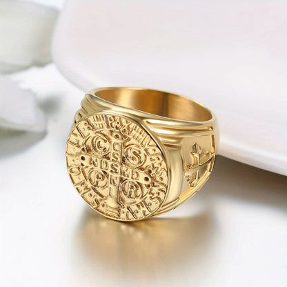 Bague pour Homme JewelryWe, acier inoxydable pour Homme JewelryWe et quotidien – vue principale