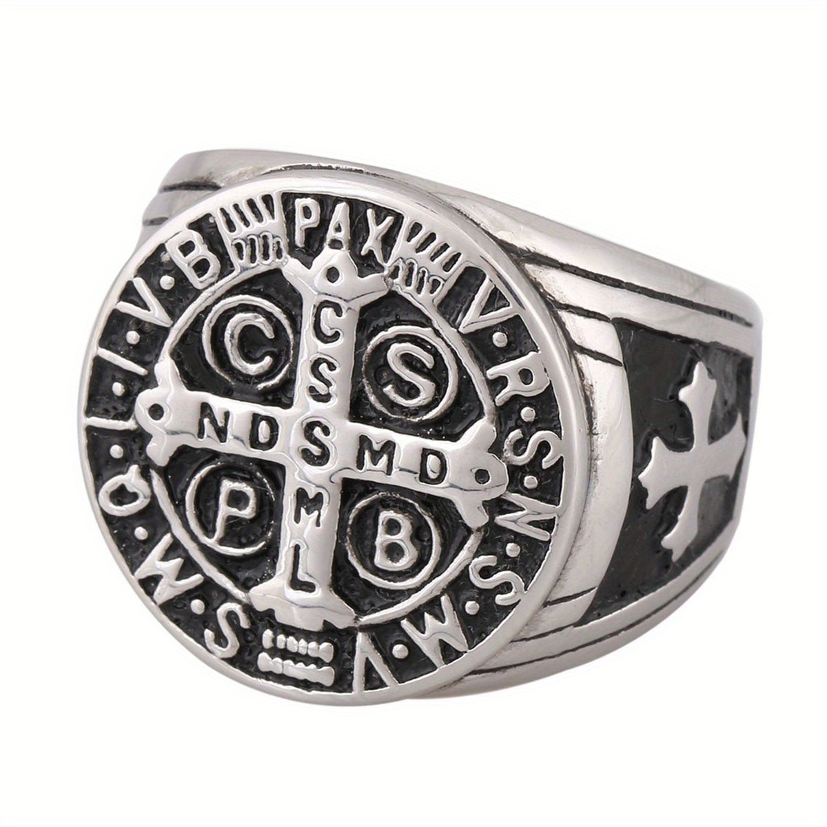 Bague pour Homme JewelryWe, acier inoxydable pour Homme JewelryWe et quotidien – vue détaillée 10