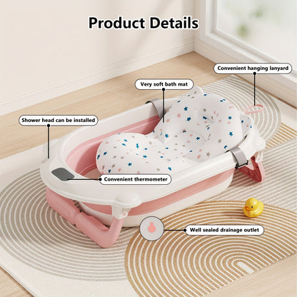 Baignoire Pliante Tri-Fold, Gris pour Bébé avec Support et quotidien – vue détaillée 11