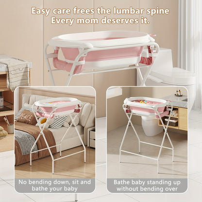 Baignoire Pliante Tri-Fold, Gris pour Bébé avec Support et quotidien – vue détaillée 13