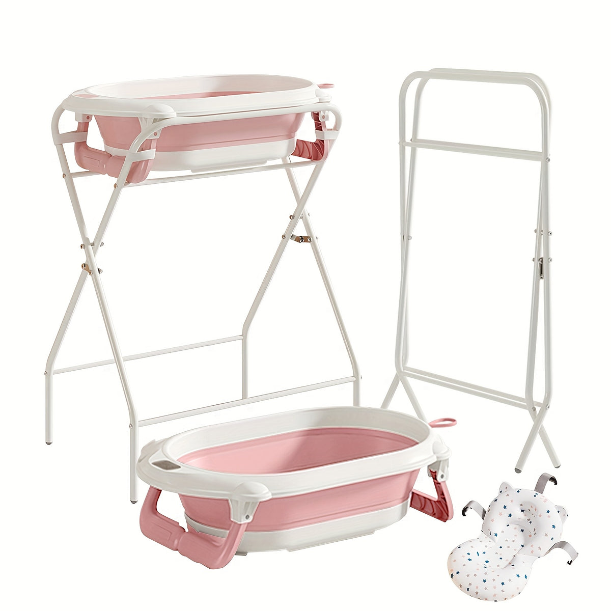 Baignoire Pliante Tri-Fold, Gris pour Bébé avec Support et quotidien – vue détaillée 18