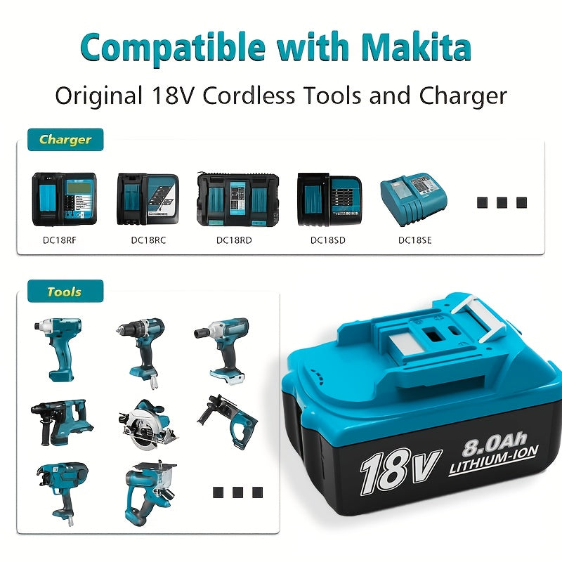 Batterie de rechange pour outil, rechargeable pour quotidien et maison – vue détaillée 5