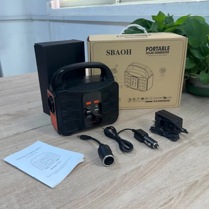 Batterie externe, 150W pour camping et voyage – vue détaillée 11