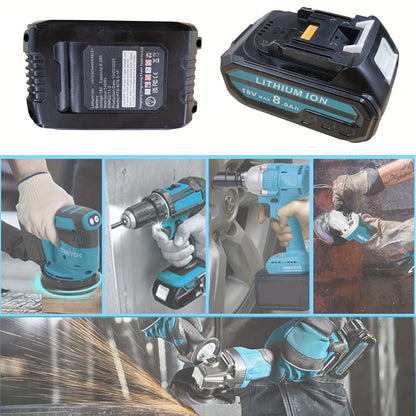 Batterie pour outil électrique, 8,0 Ah * 2 + Chargeur*1 pour bricolage – vue détaillée 5