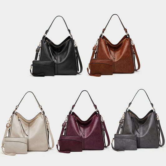 Nouveau sac pour femmes grande capacité - Sac bandoulière à une épaule élégant et de haute qualité, sac fourre-tout facile et à la mode, polyvalent pour un usage quotidien, adapté à une tenue de bureau et sac à bandoulière pour transporter sous le bras