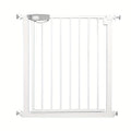 Barrière de sécurité de porte pour enfants, barrière d'escalier N Stop sans perçage avec grille métallique, blanche