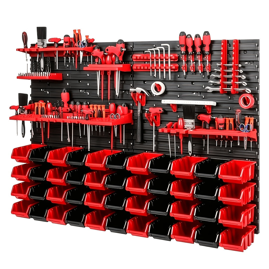 Grand support de rangement pour outils 2026 (sans outils), une solution de rangement pour clés, tournevis, forets, vis et marteaux, idéal pour l'organisation des outils de garage. Ce support de rangement multifonctionnel est un cadeau parfait pour papa, c