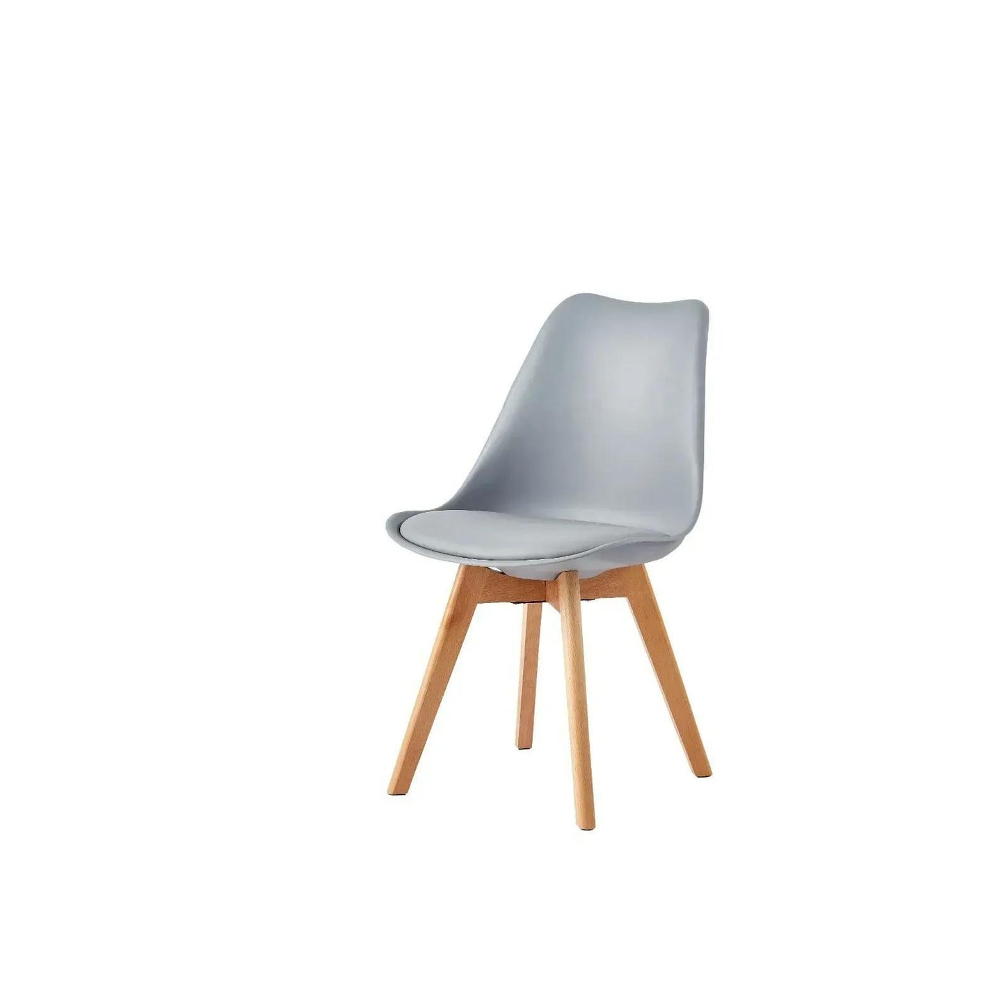 Ensemble de 4 chaises de salle à manger MCC Direct, chaises de cuisine, chaises de bureau, chaise coquille de designer, "Eva" disponible en 7 couleurs tendance