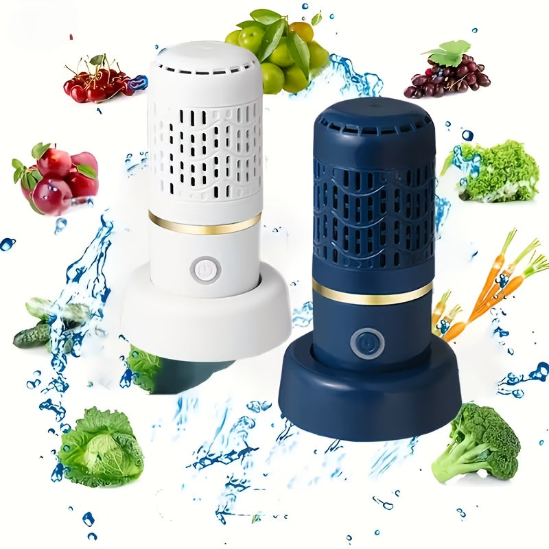 Purificateur Portable de Fruits et Légumes | Technologie d'Ionisation de l'Eau à Base d'Hydrogène + Nettoyage Rapide en 5 Minutes | Charge Rapide Type-C | Mini Œufs Purifiés | Outil de Nettoyage