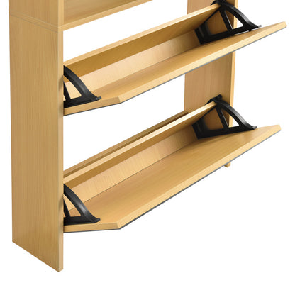Armoire à chaussures Vogar avec portes miroir de différentes couleurs et tailles
