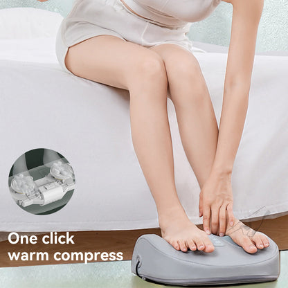 Masseur de pieds professionnel avec chaleur - Pétrissage profond pour pieds et mollets, vibration à 3 vitesses, cadeau idéal pour maman, papa, femme, mari