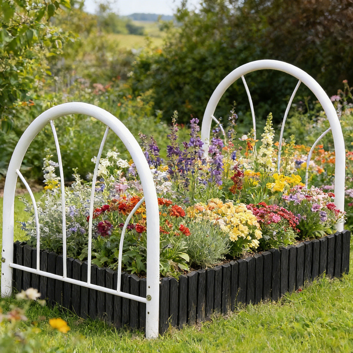 Bordures de jardin en plastique, bois pour jardin et terrasse – vue détaillée 13