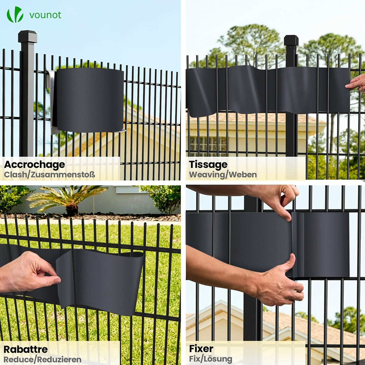 Brise-vue, 19 cm pour jardin et balcon – vue détaillée 2