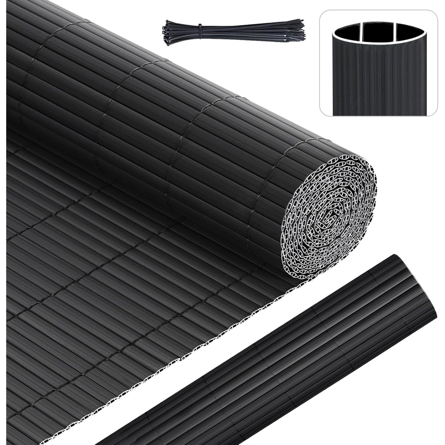 Brise-vue, Anthracite pour jardin et balcon – vue principale