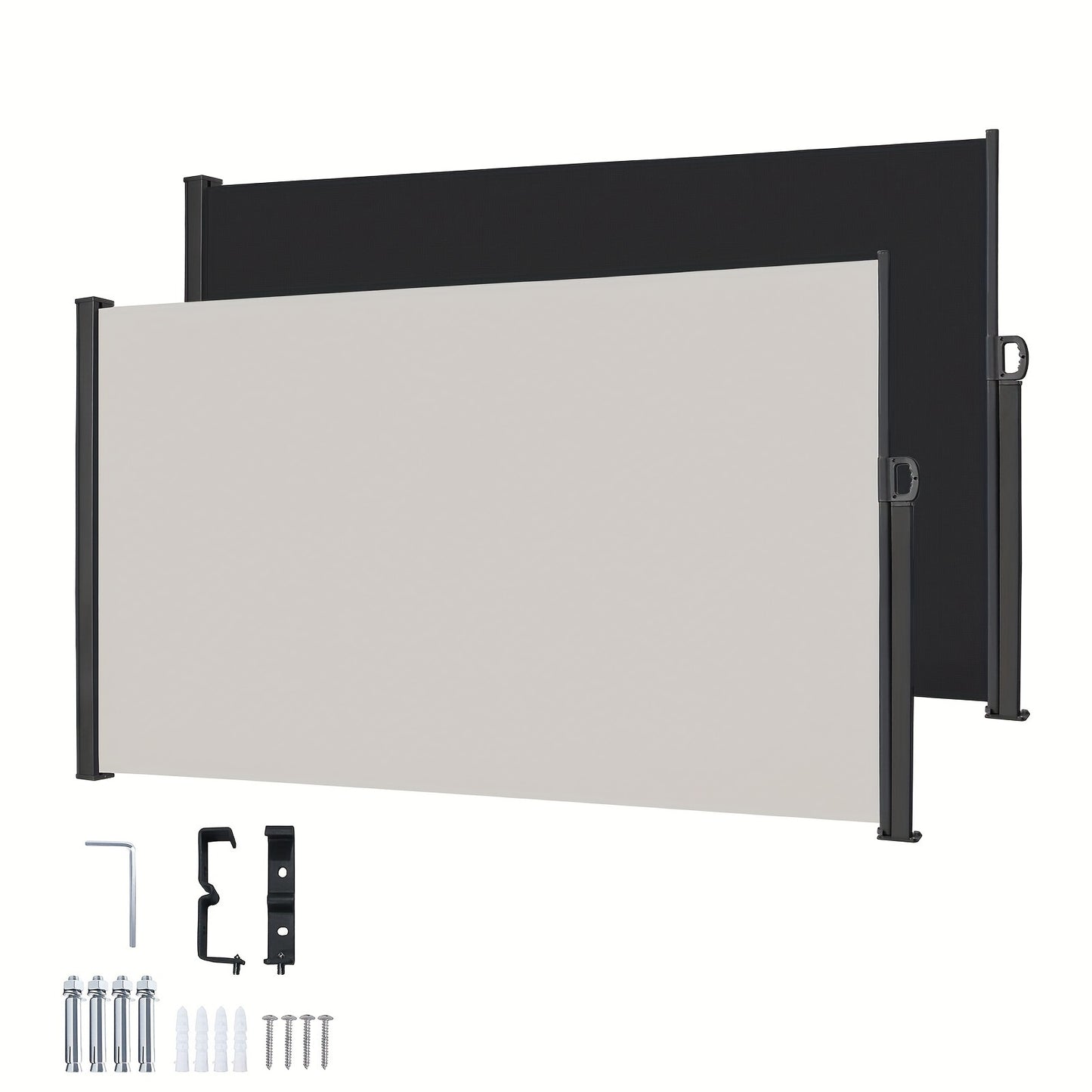 Brise-vue, Gris foncé pour jardin et balcon – vue principale