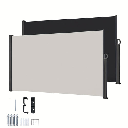 Brise-vue, Gris foncé pour jardin et balcon – vue principale