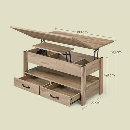 Bureau informatique, mesurant 50 X 100 X 49.1/X64.1 cm pour télétravail et études – vue détaillée 4