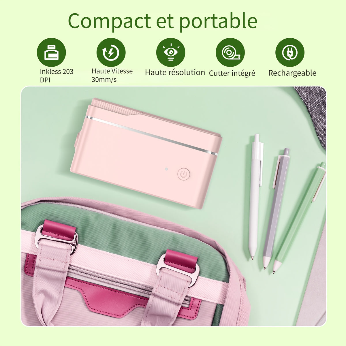 Bureau informatique, sans fil pour bureau et télétravail – vue détaillée 7