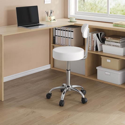 Bureau informatique, tabouret pivotant à 360° pour télétravail et études – vue principale