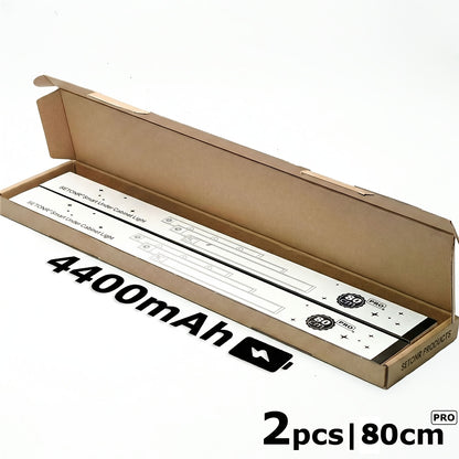 SETONR Slim LED Lampes Sous Meuble - Boîtier Métallique, Rechargeable, 450/600/2200/4400 Mah, Détecteur de Mouvement Humain, Dimmable, Adhésif, Éclairage de Cuisine à Piles pour Placards, Comptoirs et Étagères, Jusqu'à 60Cm, Longue Autonomie Disponible