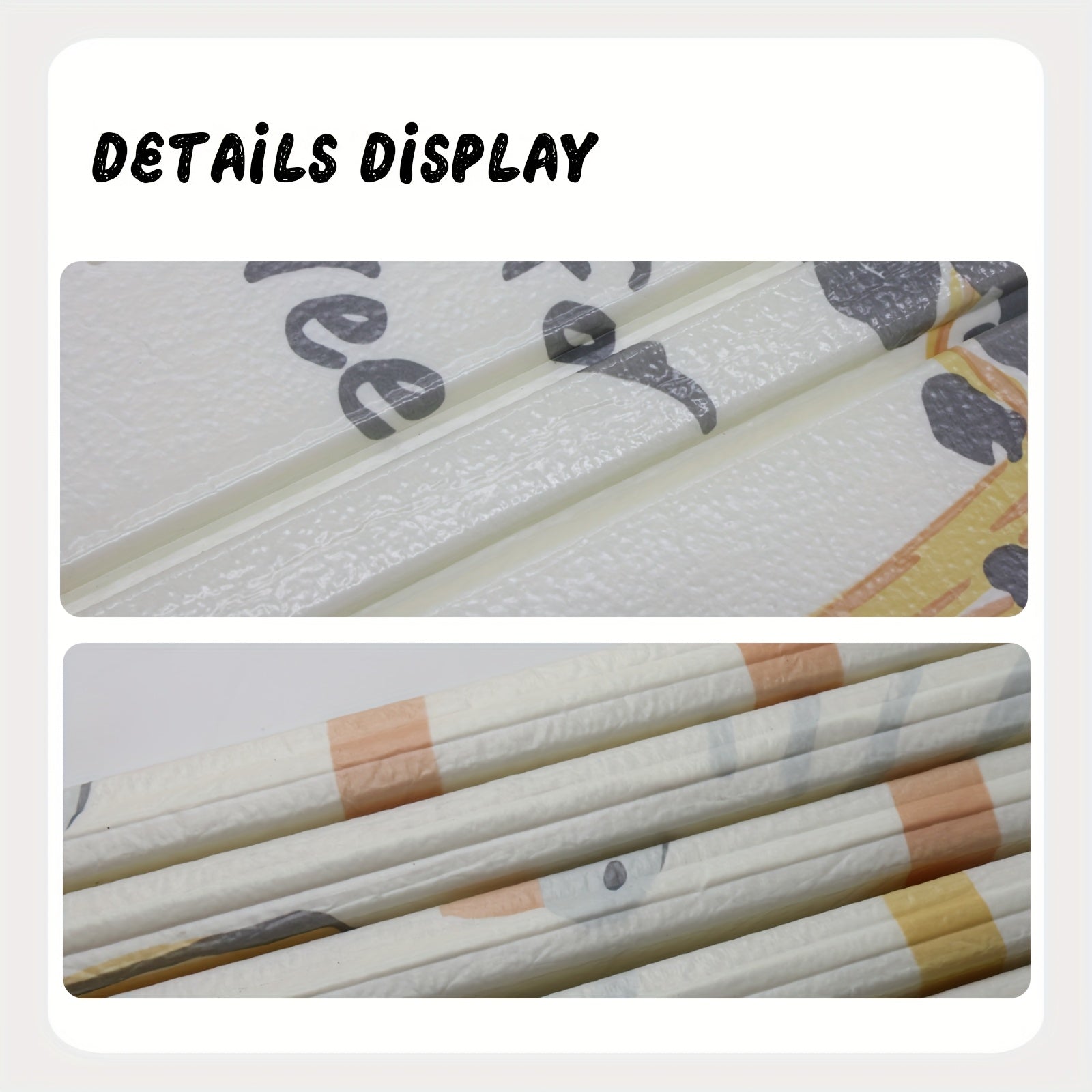 Matelas de Jeu pour Bébé 200,66x180,34 cm, Matelas Extra Large Pliable en Mousse XPE Réversible, Tapis de Rampeur Imperméable et Sécurisé pour Bébés et Tout-Petits, Utilisation Intérieure & Extérieure