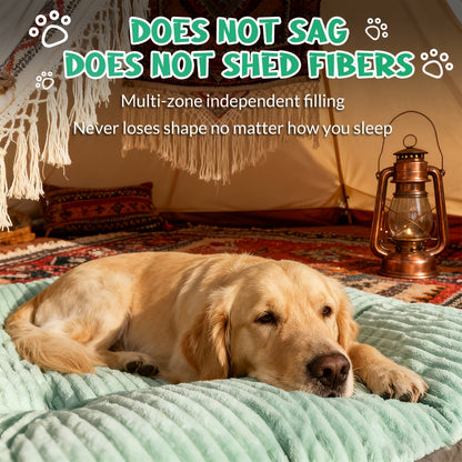 1 tapis rayé pour animaux de compagnie, un lit durable pour chien adapté à toutes les tailles avec une housse amovible et lavable, conception rectangulaire pour chiens moyens à grands, chiots et chats, meubles d'intérieur parfaits pour le salon, salon con