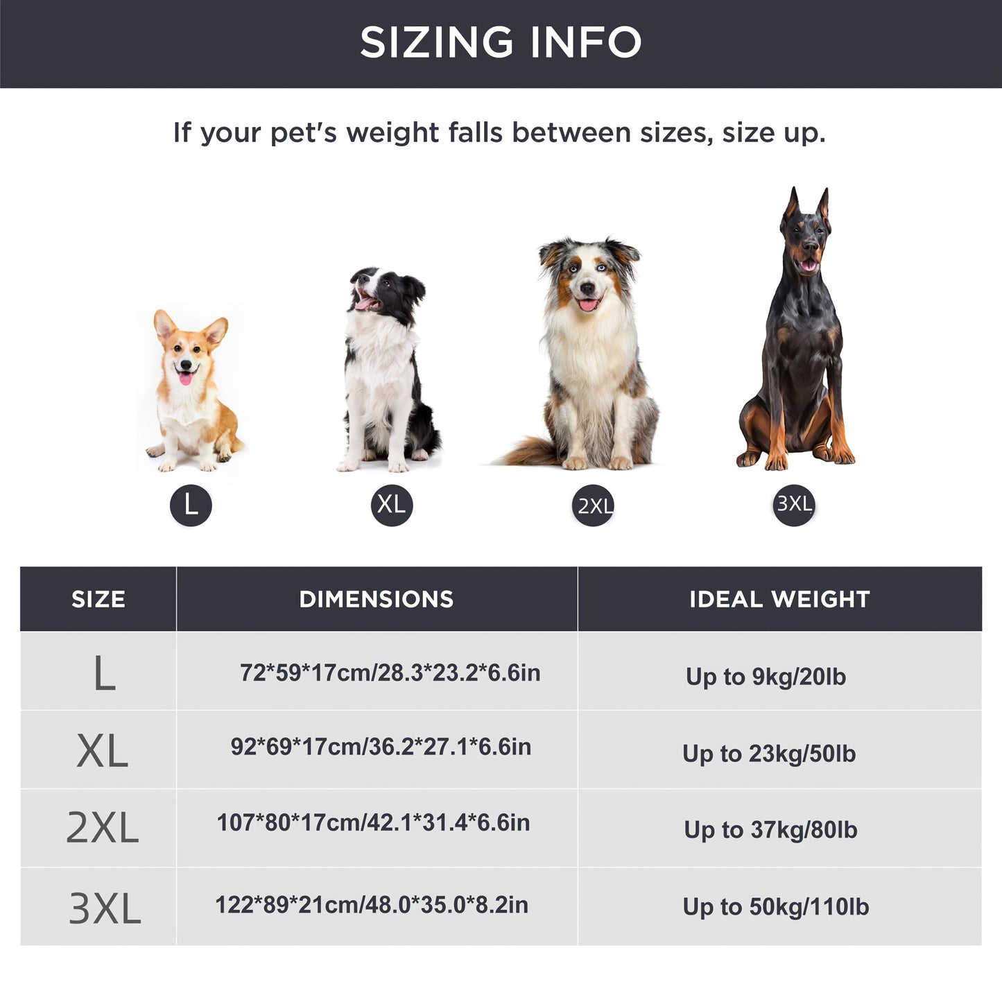 Lit orthopédique pour chien XL/XXL pour grandes races – Canapé-lit amovible et lavable avec support à caillebotis orthopédique et oreiller pour la nuque, convient aux chiens et chiots de taille moyenne à grande